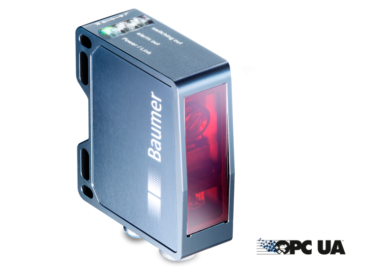 Baumer vision sensor - Height measurement with OPC UA, Modbus TCP and webserver