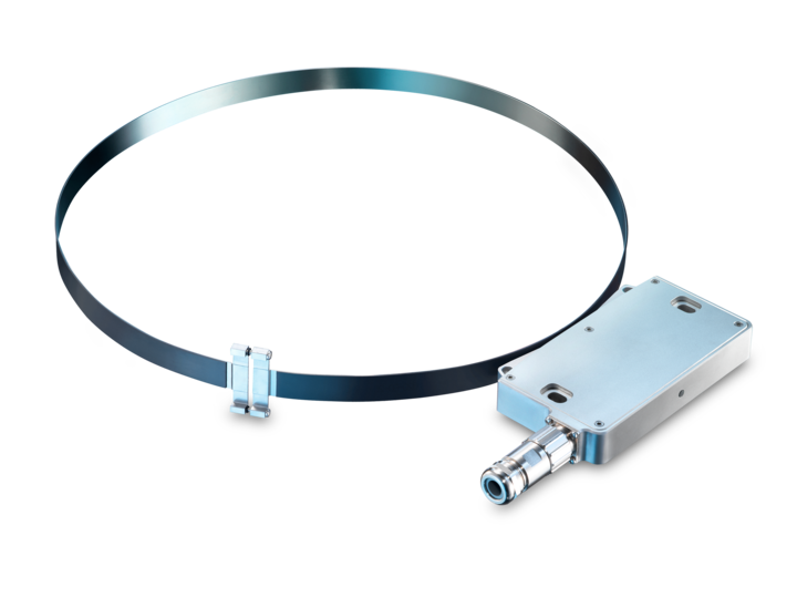 Baumer encoder - High-resolution magnetic belt encoder for large