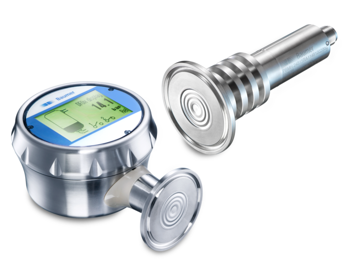 Baumer pressure instrument - Hygienic pressure sensors