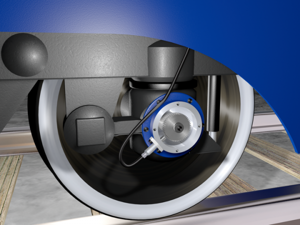 Baumer encoder - Speed monitoring in rail vehicles
